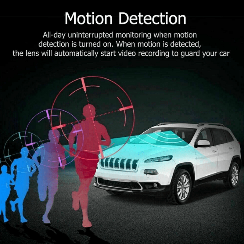 Видеорегистратор за автомобил FULL HD 1080P, 2 камери и дисплей + подарък 32 GB Micro SD