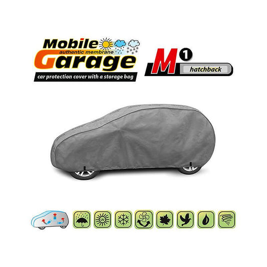 Висококачествено Покривало Kegel серия Mobile размер M1 за хечбек 355-380см x 126-136см, сиво