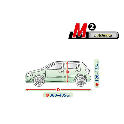 Висококачествено Покривало Kegel серия Mobile размер M1 за хечбек 380-405см x 126-136см, сиво
