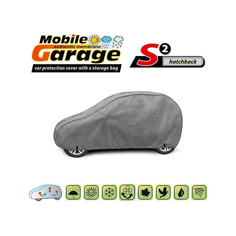 Висококачествено Покривало Kegel серия Mobile размер S2 за хечбек 320-332см x 125-135см, сиво