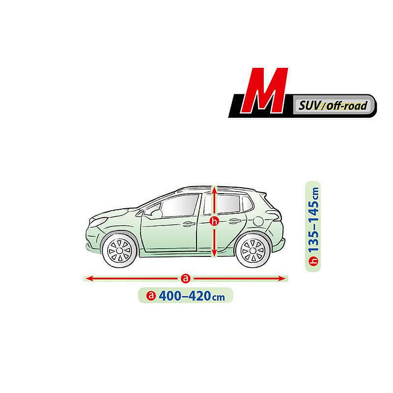Висококачествено Покривало Kegel за Джип SUV OFF-ROAD Серия Mobile размер M 400 - 420см х 135 - 145см