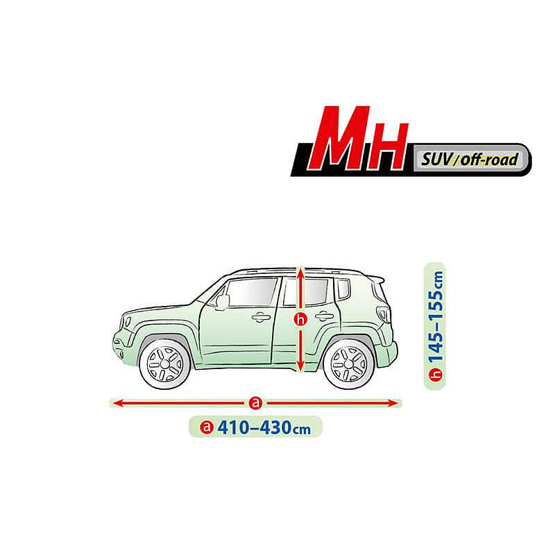 Висококачествено Покривало Kegel за Джип SUV OFF-ROAD Серия Mobile размер M 410 - 430см х 145 - 155см