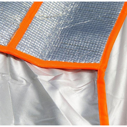 Водоустойчиво покривало против градушка с алуминиево покритие за автомобил размер L - 480cm x 178cm x 120cm