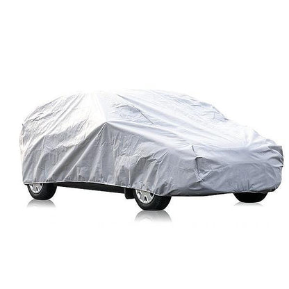 Водоустойчиво висококачествено покривало Perfect за автомобил размер XL ХЛ 150 cm x 485 cm сив CarPassion