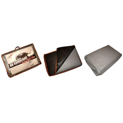 Водоустойчиво висококачествено покривало Perfect за SUV ван размер L Л 465 cm x 145 cm сив CarPassion