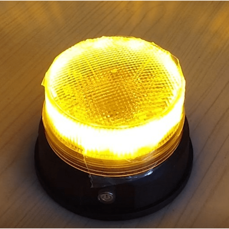 Безжична LED Аварийна Лампа Тип Буркан с Магнит, Акумулаторна, 12V/24 Диода, Презареждаща се Батерия, Е-Mark